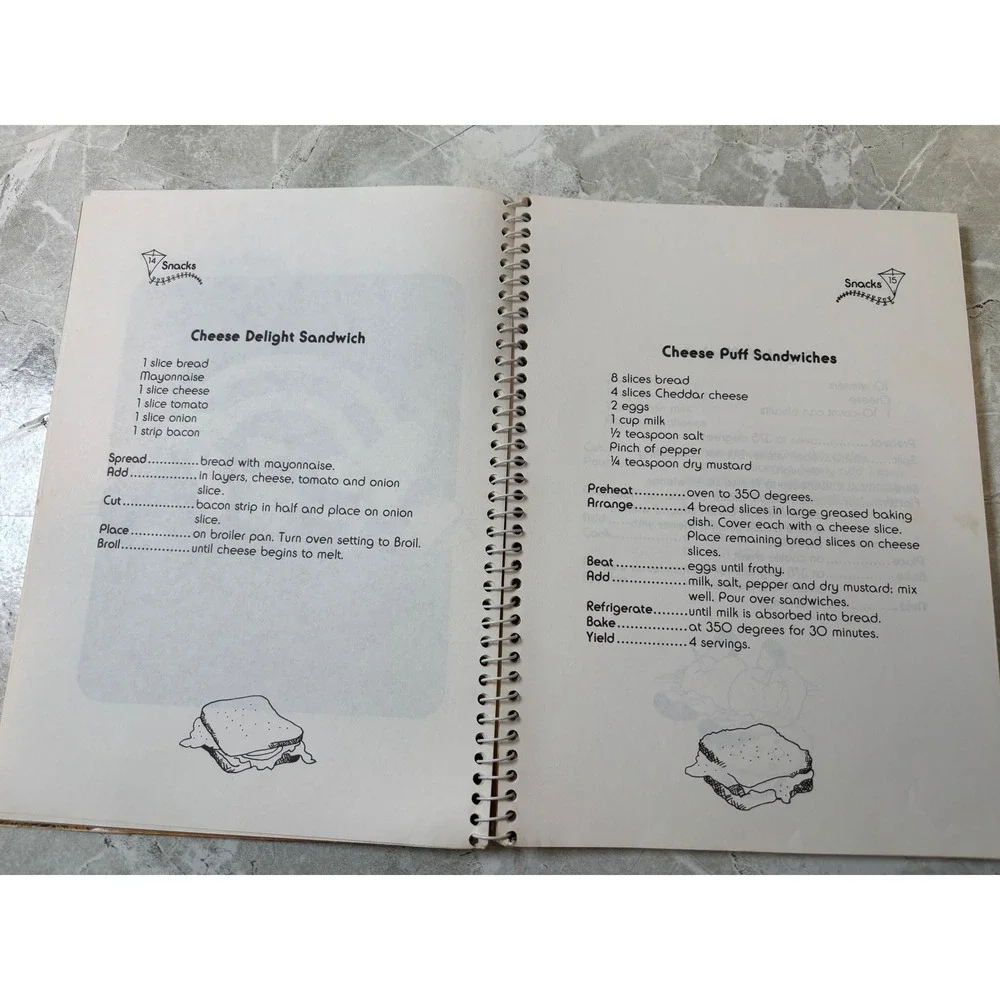 Vintage Childrens Cookbook Beginner Guide to Cooking‎ Spiral Bound Favorite 1980